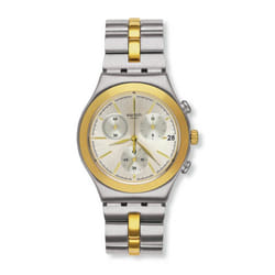 Montre Femme Swatch YCS592G / Silver & Gold
