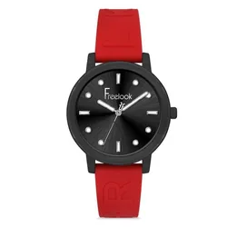 Montre FREE LOOK Pour Femme - Rouge & Noir