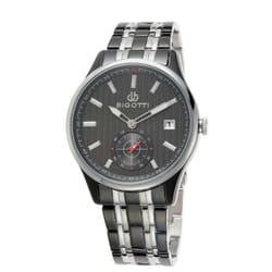 Montre Homme Bigotti Argent et Noir (BG.1.10016-6)