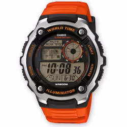 Montre Homme - Dimensions (HxLxD) : 52.2 x 47.7 x 16 mm - Eclairage LED - Fonction d'heure universelle - Chronomètre 1/100 s  ...