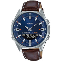Montre Homme CASIO AMW-830L-2AVDF - Marron & Bleu
