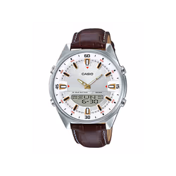 Montre Homme - Dimensions: 49 x 44 x 11.7 mm - Eclairage LED - Télémémo 30 - Fonction d'heure universelle - Chronomètre 1/100 ...