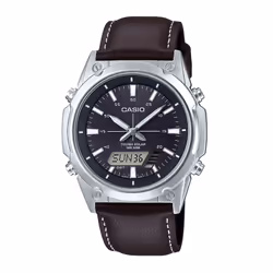 Montre Homme - Dimensions: 46.5 x 41.1 x 9.1mm - Eclairage LED - Energie solaire - Fonction d'heure universelle - Chronomètre ...