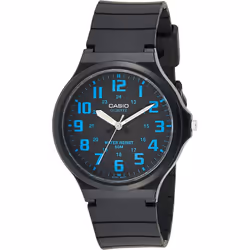 Montre Homme CASIO - Affichage: Analogique - Forme: Ronde -  Résistance à l'eau de 50 Mètres - Boitier & Bracelet en Résine - ...