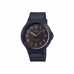 Montre Pour Homme CASIO - Affichage: Analogique - Forme: Ronde - Bande de résine - Verre de résine  - Résistance à l'eau de 5 ...