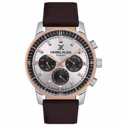 Montre Homme DANIEL KLEIN - Forme: Ronde - Type d'affichage: Analogique - Mouvement: Quartz - Matière Bracelet: Cuir - Matièr ...