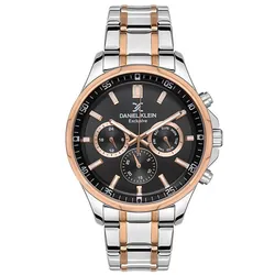 Montre Homme DANIEL KLEIN DK-1-13545-4 - Silver&Rose Gold