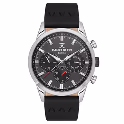 Montre Homme DANIEL KLEIN - Forme: Ronde - Type d'affichage: Analogique - Matière bracelet: Cuir - Boitier: Acier inoxydable  ...