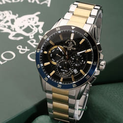Montre Homme POLO SANTA BARBARA SB-1-10193-4 Silver & Gold