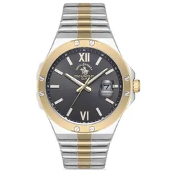Montre Homme POLO SANTA BARBARA SB-1-10227-4 Silver&Gold