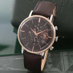 MONTRE HOMME POLO SANTA BARBARA SB-1-10362-5 - MARRON