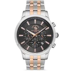 Montre Homme POLO SANTA BARBARA SB-1-10374-5 - Silver&Rose Gold