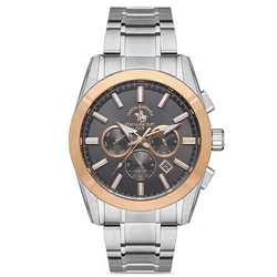 Montre Homme POLO SANTA BARBARA SB-1-10445-3 - Silver, Rose Gold & Gris