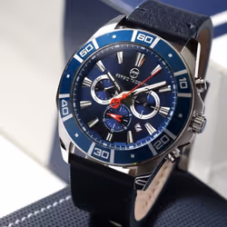 Montre Homme SERGIO TACCHINI - Forme: Ronde - Affichage: Analogique - Mouvement: Miyota JP25-4.5 - Matière Bracelet: Cuir  -  ...