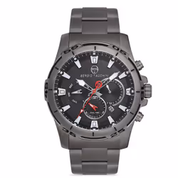 Montre Homme Sergio Tacchini ST-1-10099-4 - Forme : Ronde - Type d'affichage : Analogique - Couleur bracelet : Noir - Matière ...