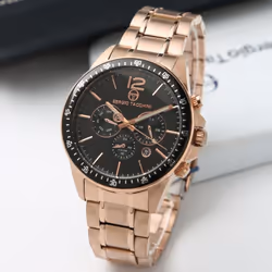 Montre Homme SERGIO TACCHINI - Forme: Ronde - Affichage: Analogique - Mouvement: Miyota JP25-4.5 - Matière Bracelet: Acier in ...