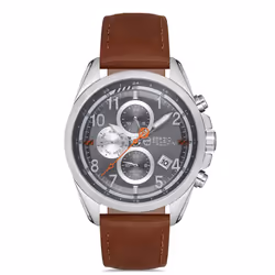 Montre Homme Sergio Tacchini ST-1-10136-5 - Forme : Ronde - Type d'affichage : Analogique - Couleur bracelet : Marron - Matiè ...