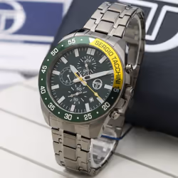Montre Homme SERGIO TACCHINI - Forme: Ronde - Affichage: Analogique - Mouvement: QuartzVD37 - Matière Bracelet: Acier inoxyda ...