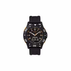 MarqueTimex -Type du matériau de la bande Résine Mouvement Quartz Couleur du cadran Noir -Couleur du bracelet Noir Matériau d ...