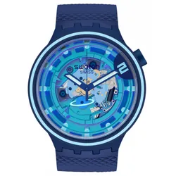 Swatch SB01N101 montre Montre bracelet Unisexe Quartz Bleu