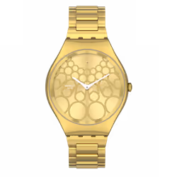 Montre Mixte Swatch TAFA'OL (OPTIMISM) SYXZ103G - Fonctions Heure - Mouvement Quartz - Étanche 3 Bar - Matière du bracelet Ac ...