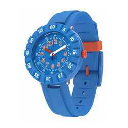 Montre Pour Enfant Flik Flak BLUE MY MIND FCSP096 - Fonctions Heure - Mouvement Quartz - Étanche 3 Bar - Matière du bracelet  ...