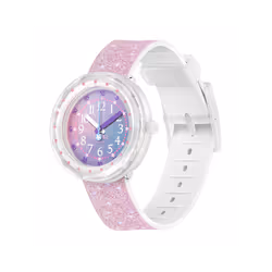 Montre Pour Enfant Flik Flak PEARLAXUS FCSP107 - Fonctions Heure - Mouvement Quartz - Étanche 3 Bar - Matière du bracelet Sil ...