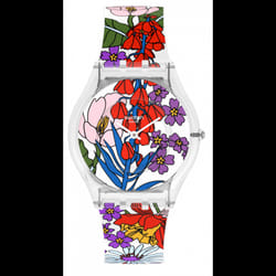 Montre Pour Femme Swatch BOTANICAL PARADISE SS08K110