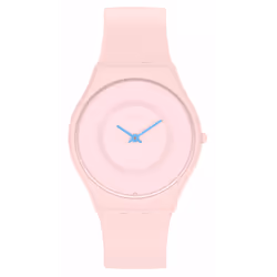 Montre Pour Femme Swatch CARICIA ROSA SS09P100 - Fonctions Heure, Etanchéité, Lumineux - Mouvement Quartz - Étanche 30 mètres ...