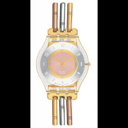 Montre Pour Femme Swatch TRI-GOLD L AGAIN SS08K101A