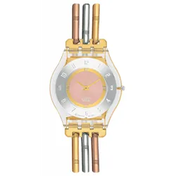 Montre Pour Femme Swatch TRI-GOLD S AGAIN SS08K101B