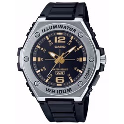 Montre pour Homme Casio MWA-100H-1A2VDF - Bande en résine - Verre acrylique - Éclairage LED - Classe d'étanchéité (10 bars) - ...