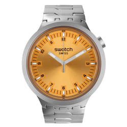 Montre pour homme Swatch Amber Sheen gris acier SB07S103G