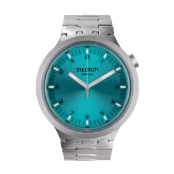 Montre Pour Homme Swatch AQUA SHIMMER SB07S100G - MOUVEMENT Quartz - Type d'affichage: Analogique - ÉTANCHE 3 Bar - TYPE DE F ...