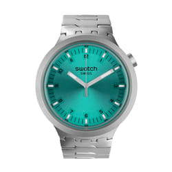 Montre pour homme Swatch Aqua Shimmer gris acier SB07S100G