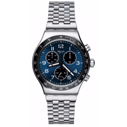 Montre Pour Homme Swatch BOXENGASSE AGAIN YVS423GC - Fonctions: Date & Heure, Chronographe - Mouvement Quartz - Étanche 3 Bar ...