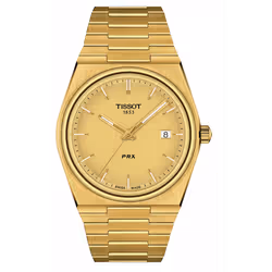 Montre Pour Homme Tissot PRX T1374101104100 - Fonctions Date & Heure - Mouvement Quartz - Glace saphir inrayable - Étanche 10 ...
