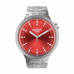 Montre Pour Homme Swatch SCARLET SHIMMER SB07S104G - MOUVEMENT Quartz - Type d'affichage: Analogique - ÉTANCHE 3 Bar - TYPE D ...