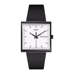 Montre SWATCH WHAT IF SO34B700 - Fonctions Heure - Mouvement Quartz - Étanche 2 Bar - Matière du bracelet biosourcé - Type de ...