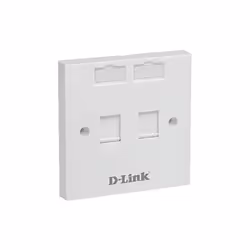 Monture 2 modules pour prise D-Link 86 x 86 mm Blanc