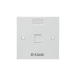 Monture pour prise D-link NFP-0WHI11 Façade simple UTP 6
