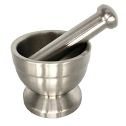 Mortier Avec Pilon FLORIA ZLN2645 10cm - Argent