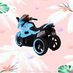 Moto à Batterie en Couleur Bleu avec USB Audio