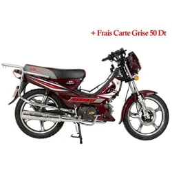Moto à Essence FORZA XTF 125cc Monocylindre - Rouge Bordeaux