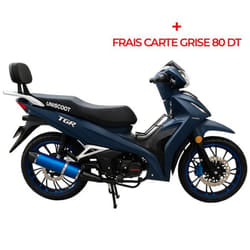 Moto UNISCOOT TIGER 125CC - Bleu
