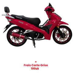 Moto Uniscoot Tiger 125CC Rouge