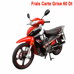 Moto ZIMOTA Partner - Cylindrée: 109cc - Moteur: monocylindre 4 temps - Refroidissement: A air - Couple maxi: 7.00/5.500 - Fr ...
