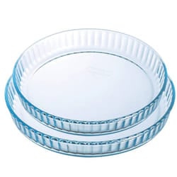 Moule à tarte rond en verre PyreX