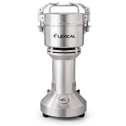Moulin Multifonction LEXICAL LCG-0765 1500W 250G - Chrome