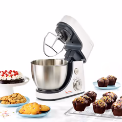 Moulinex Masterchef Gourmet robot de cuisine 900 W 4,6 L Blanc, Gris - Vue supplémentaire 6